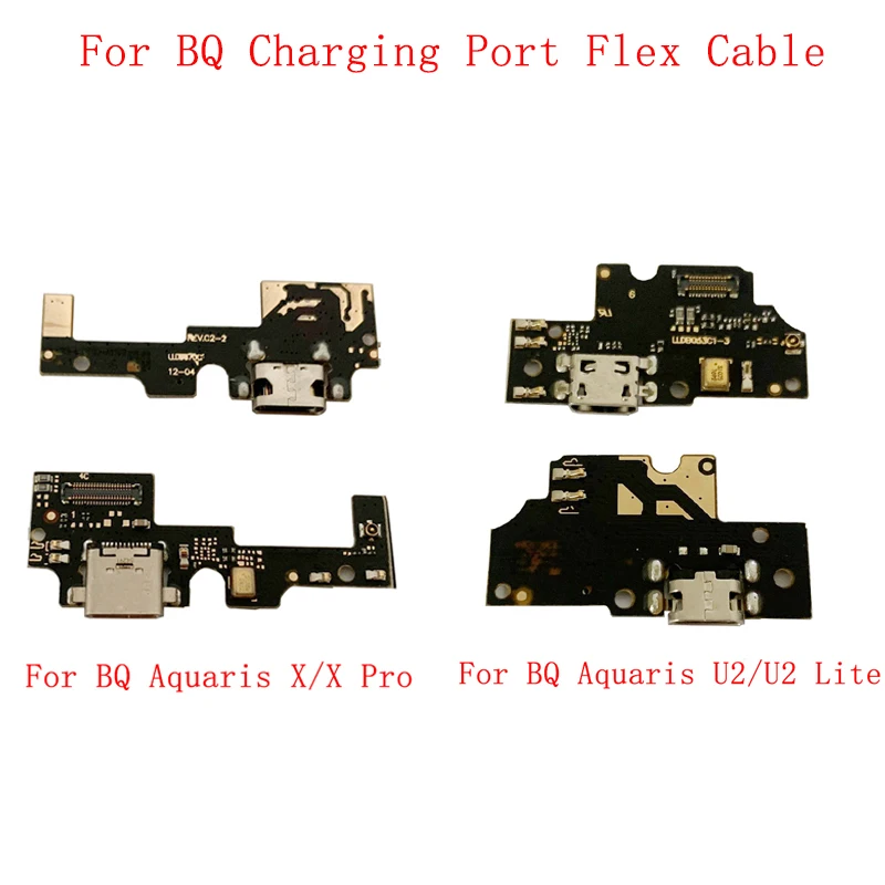 Модуль USB-порта для зарядки гибкий кабель BQ Aquaris X XPro X2 Pro U2 V Plus Lite M4.5 микрофонная
