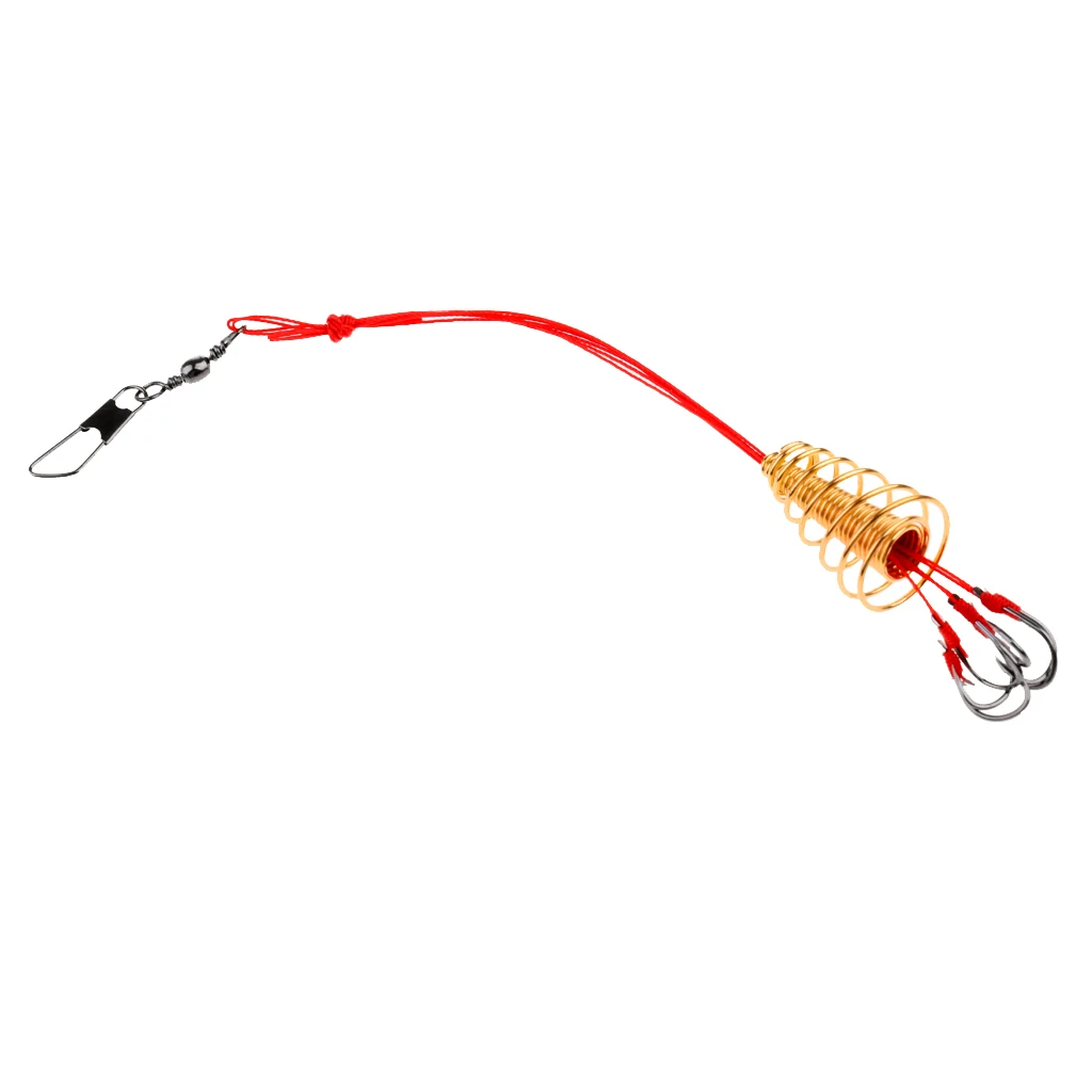 Carp Fishing Hooks Steel Explosion Hook Feeder Hook Feeder Cage Fishhook Great for Storage Lures and Fishing Beads