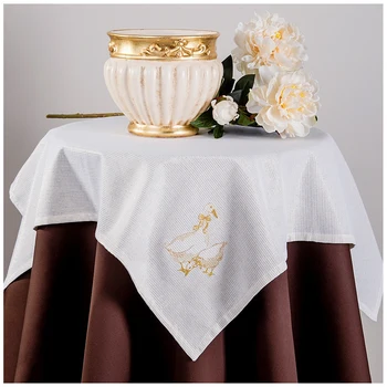 

Naperon Golden Goose, 80Х80,100% Cotton, Gold , Black .