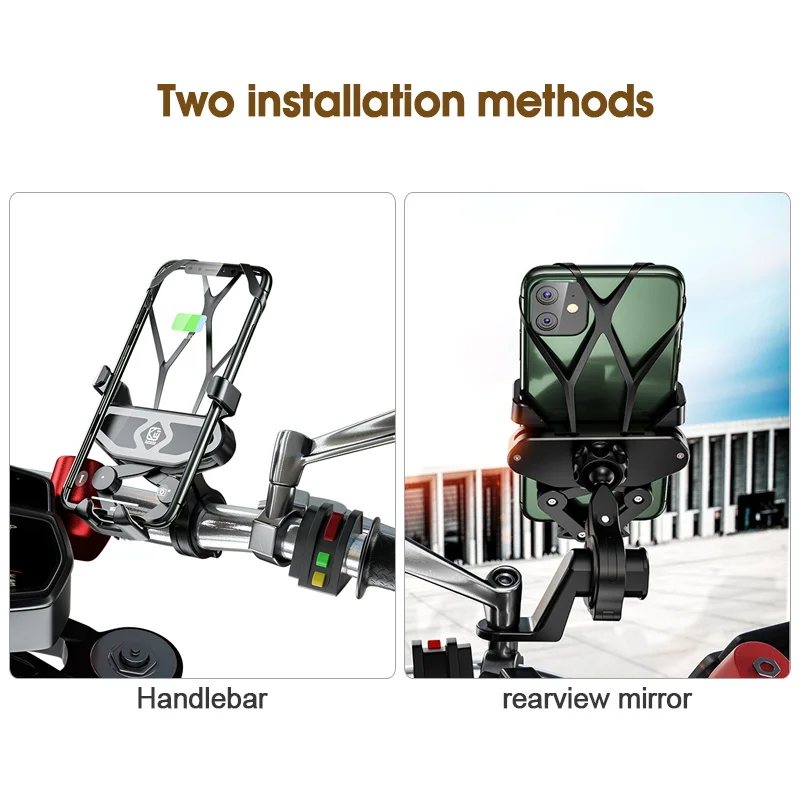 Держатель для телефона на руль велосипеда или мотоцикла 2 4 А с USB