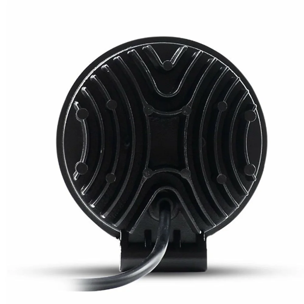 2 шт 6000K 9-30VDC Автомобильный светодиодный круглый Рабочий фонарь точечный прожектор для вождения противотуманных фар