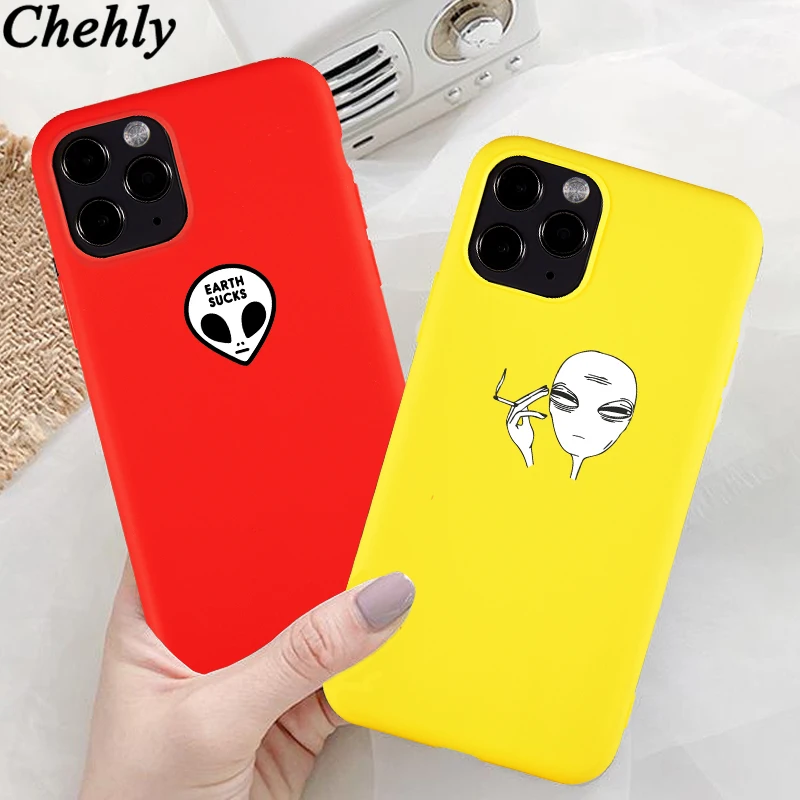 Чехол для телефона Alien iPhone X XR XS Max 8 7 6s Plus 11 12 Pro MAX Mini SE|Бамперы| |