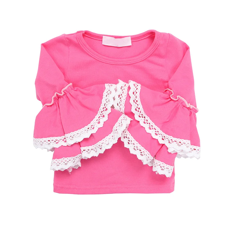 Kaiya Angel/изысканные рубашки с оборками для девочек кружевная одежда с рукавами-колокольчиками, 4 цвета вечерние NB-8Y для девочек на весну, лето, осень и зиму