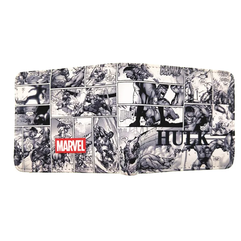 Супер милые детские игрушки marvel кошельки Железный человек бумажник «Бэтмен» держатель покупки Мультфильм Тор пу бумажник - Цвет: 11