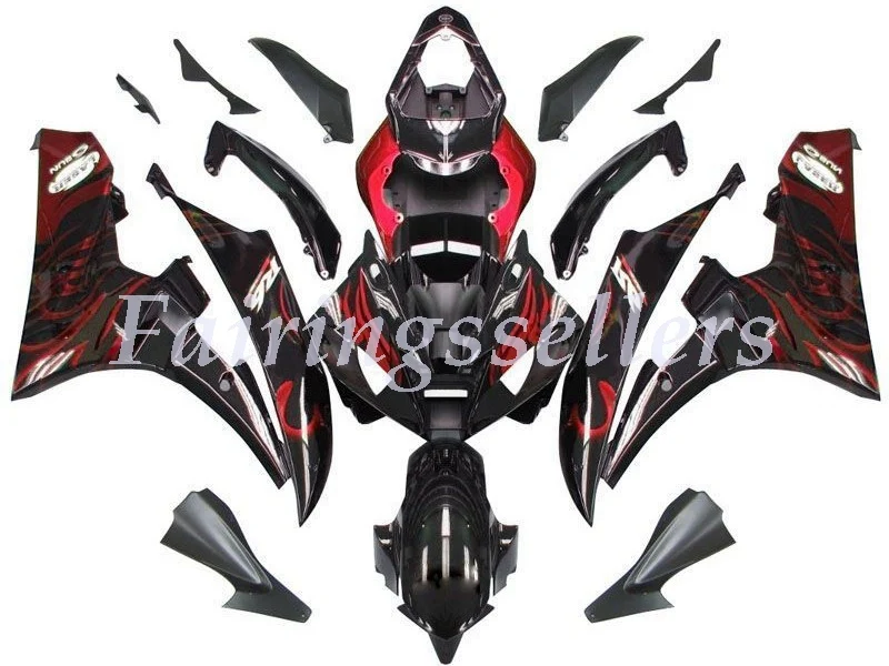 Новые ABS Пластиковые обтекатели подходят для Yamaha Обтекатели YZFR6 2006 2007 обтекатель кузова YZF R6 06 07 на заказ синий черный белый