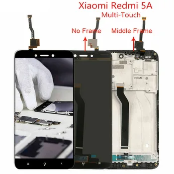 

5.'' Original Display For Xiaomi Redmi 5A LCD Touch Screen Digitizer With Frame Replacement For Xiaomi Redmi 5A LCD 5 A Display