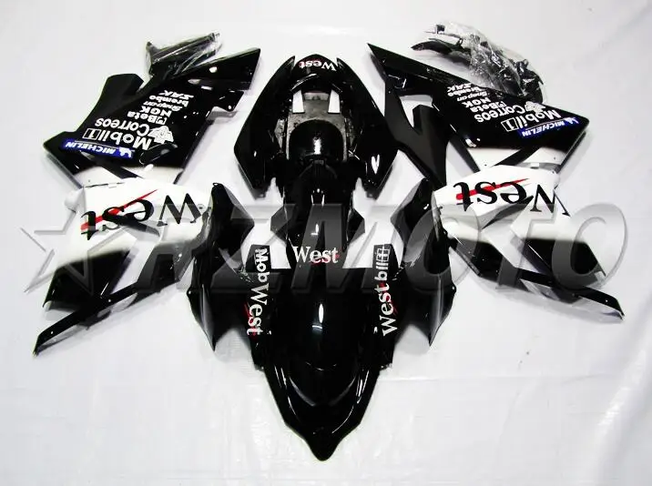 4 подарка ABS мотоцикл полный обтекатель наборы подходят для Kawasaki Ninja ZX-10R 2004 2005 10R 04 05 Обтекатель Набор хороший западный бр