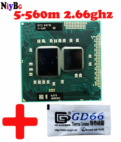 

Intel Core i5-560M SLBTS 2.67GHz, 3MB, 2.5GT / s, PGA988, Notebook