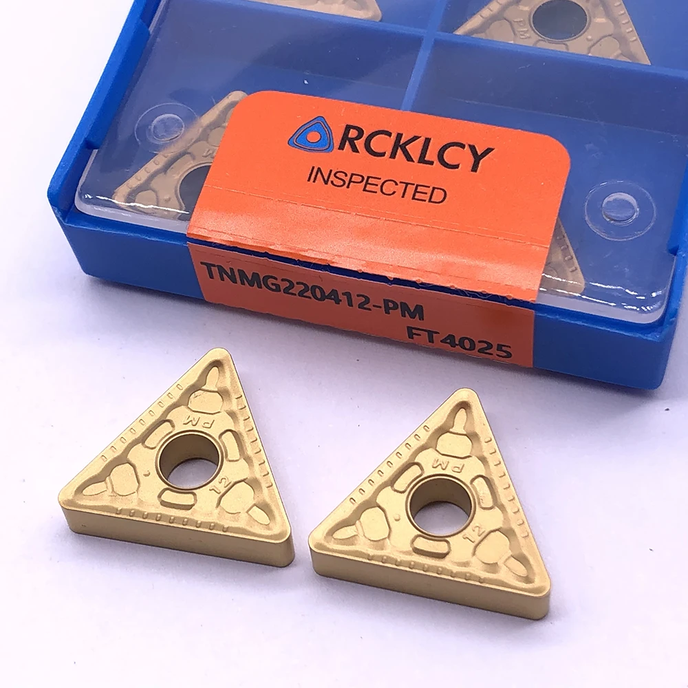 10 шт. RCKLCY TNMG220412 PM FT4025 arbide вставки высокое качество токарный станок лезвие CNC резец