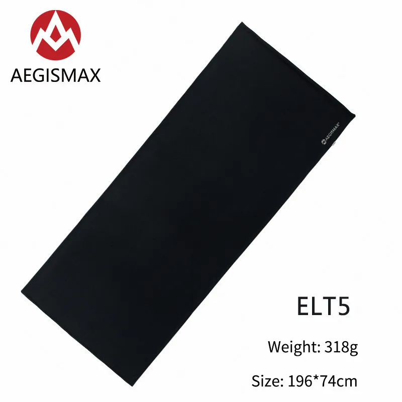 AEGISMAX быстрый нагрев 5 °C~ 8 °C спальный мешок лайнер термолит Открытый Кемпинг замок температура конверт/Мумия спальный мешок - Цвет: ELT5
