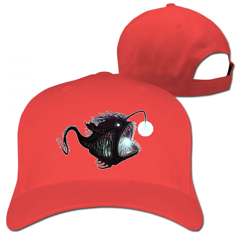 Deep sea angler-Diceratias nassa бейсбольная кепка для мужчин и женщин, Кепка для водителя грузовика, модная Регулируемая Кепка - Цвет: 1-Red