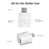 SONOFF Wifi Smart Socket Micro 5V USB Adapter Charge Plug Smart Home Control ,Alexa Google Home Assistant Alice EWelink Esp32 2