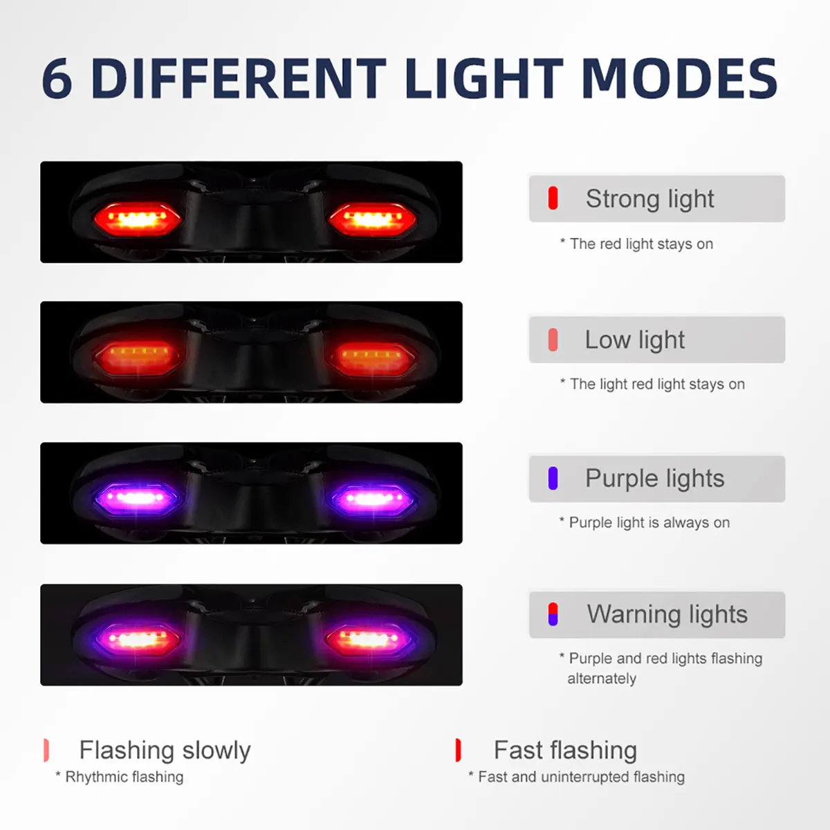 Bicycle Saddle Bicycle Seat Cushion Bike Riding Cushion Road Bike Saddle MTB Bicycle Seat With Warning Taillight USB Charging Mountain Cycling Racing PU Breathable Soft Seat Cushion