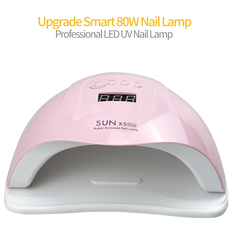 SUN X5 Plus 80W UV LED Gel Nail Lamp Quick Drying Nail Dryer Machine Machine Lamp for Nail Curing U