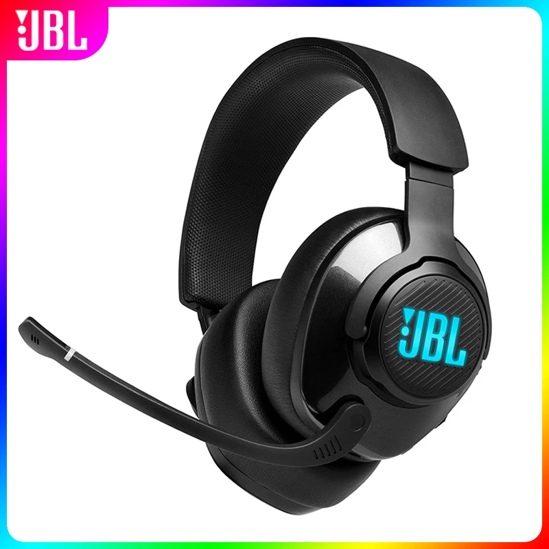 JBL Quantum 400 Over ear Gaming Headset Wired ESport Headphone with Mic Earphone for PlayStation Nintendo Switch iPhone Mac VR