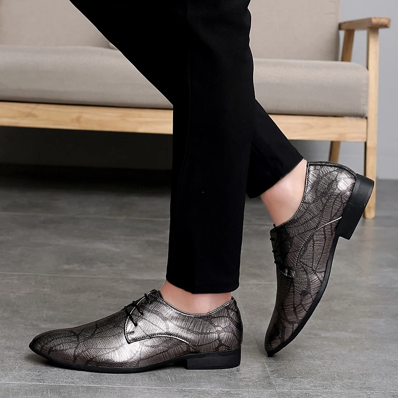 designer blue camouflage leather men shoes luxury brand snake skin wedding dress male footwear fashion man oxford shoes for men (50)