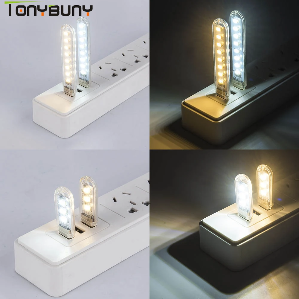 Настольная лампа светодиодный USB светильник с зажимом Настольный