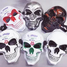 Маска на Хеллоуин для косплея Хэллоуин страшная маска для лица Череп Скелет карнавальный костюм косплей маска призрака Для Взрослых Подростков