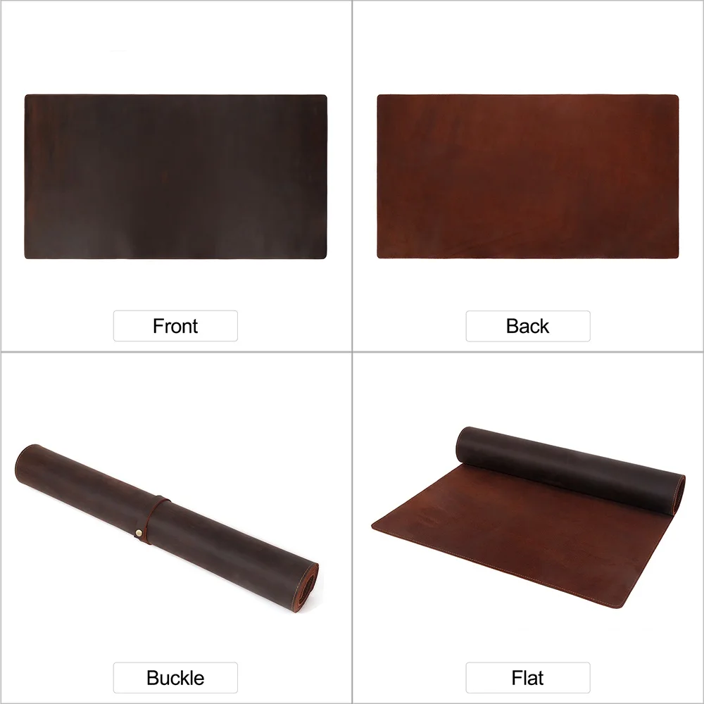 JOYIR Genuine Leather Large Computer Mat Gaming Mouse Pad Extra Large  Office Desk Mat Laptop Extended Mouse Pad