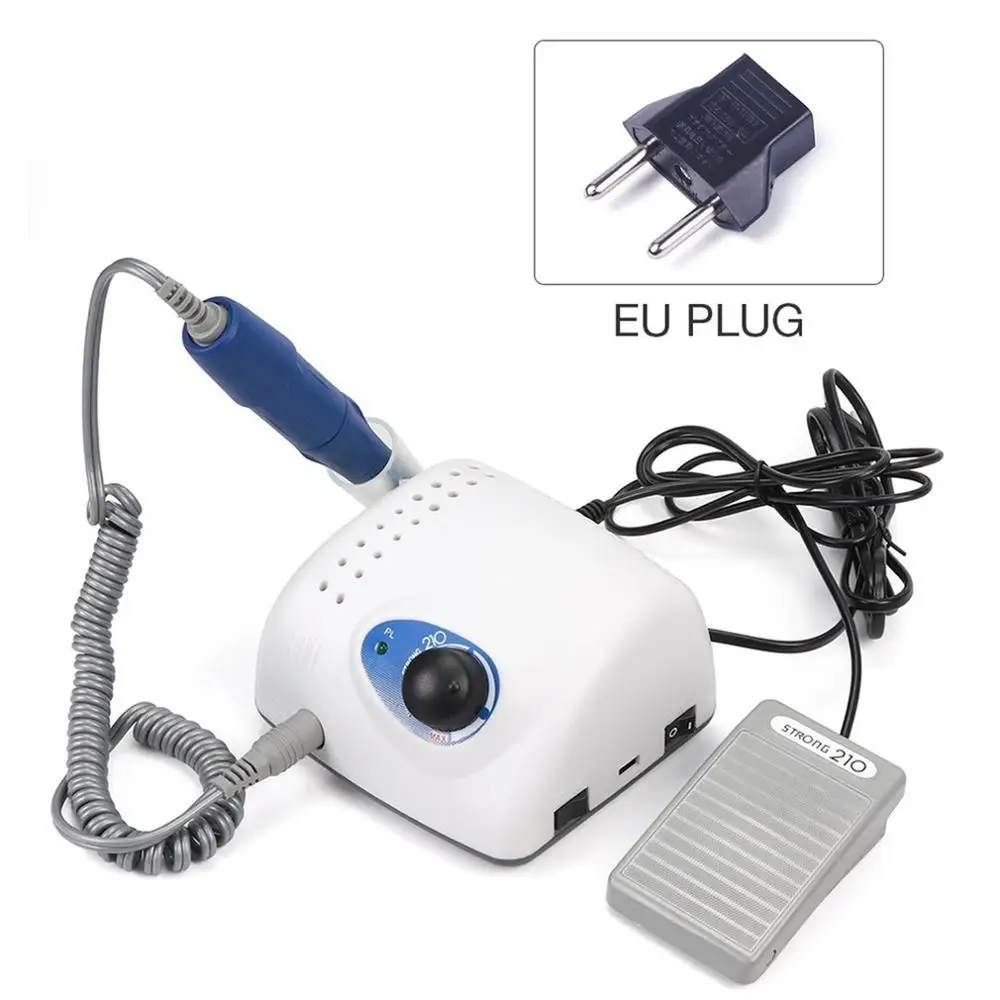 EU Plug Многофункциональная электрическая портативная машинка для полировки ногтей Стоматологическая Полировка и Полировка ювелирных изделий оборудование для маникюра 65 Вт 35000 об/мин - Цвет: EU Plug