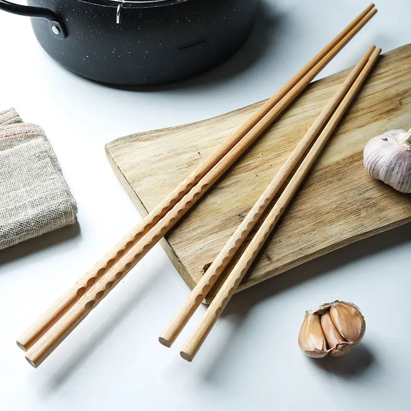Japanese Style Detroit Mall Beech Wood Lengthened Free Shipping Cheap Bargain Gift A Chopsticks Pot Wooden Hot