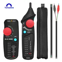 6 шт./партия Tomastine FWT82 телефонный провод трекер тонер Ethernet LAN Сетевой кабель тестер линия искатель для электрика