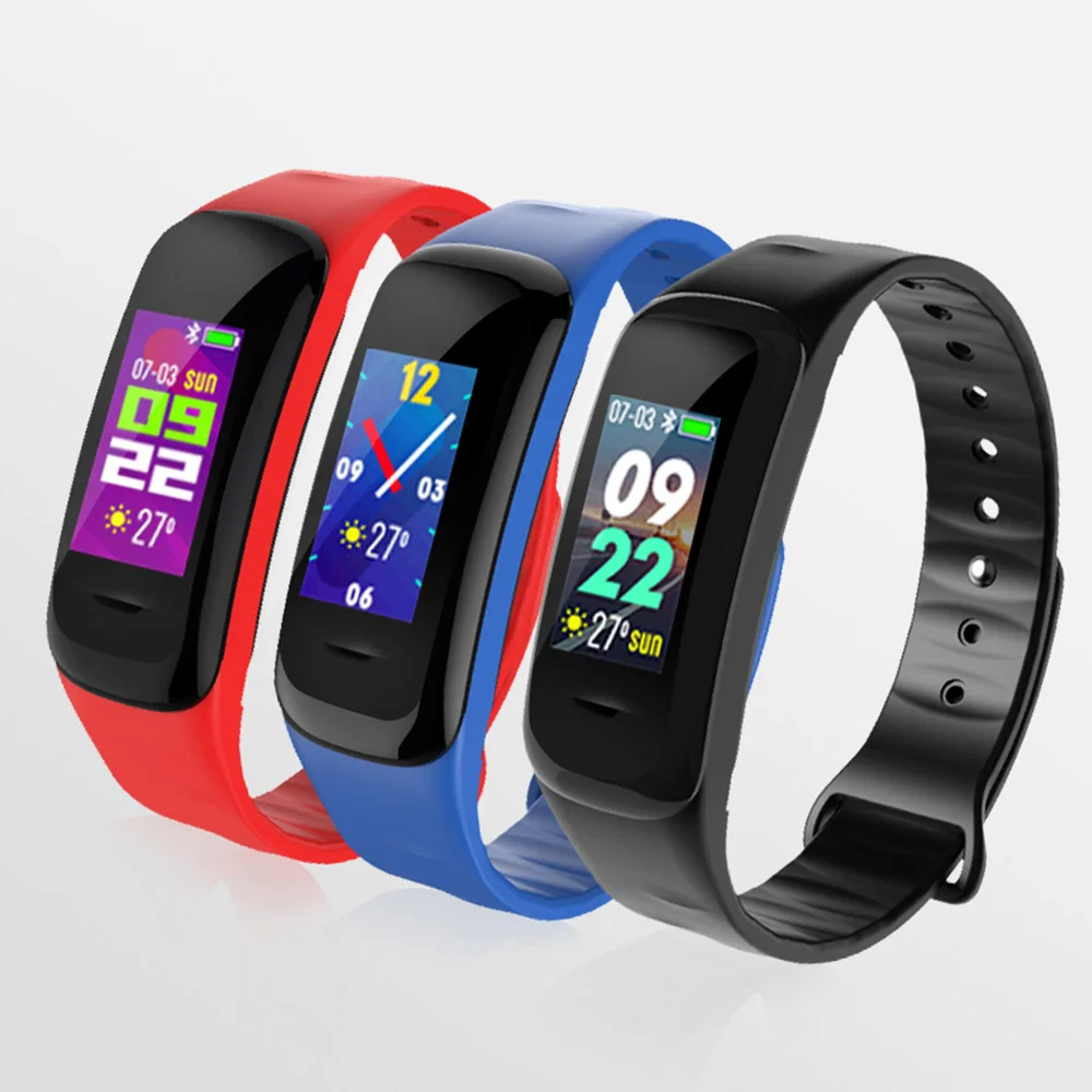 

C1 Plus Smart Band Bracelet Fitness Tracker Waterproof Heart Rate Monitor Blood Pressure Wristband Men Women Man