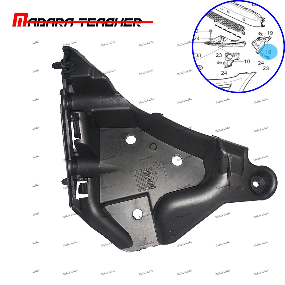 Volvo xc60 08-13 la parte delantera izquierda stoßfängerhalter 30763435