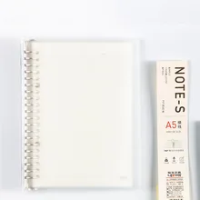 LEnWA простой горизонтальный A5 свободный блокнот со съемными листами Железный зажим для ноутбука Pp россыпью лист переплет блокнот карманный блокнот настраиваемый