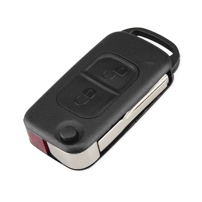 1 шт. 2 кнопки флип Брелок чехол с лезвием для Mercedes Benz A C E S W168/202/203