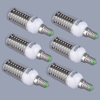 

6Pcs LED Light Corn Bulb Lamps E14 220V-240V 9W 72LED SMD4014 Cool/Warm White Light Corn Bulb Lamp