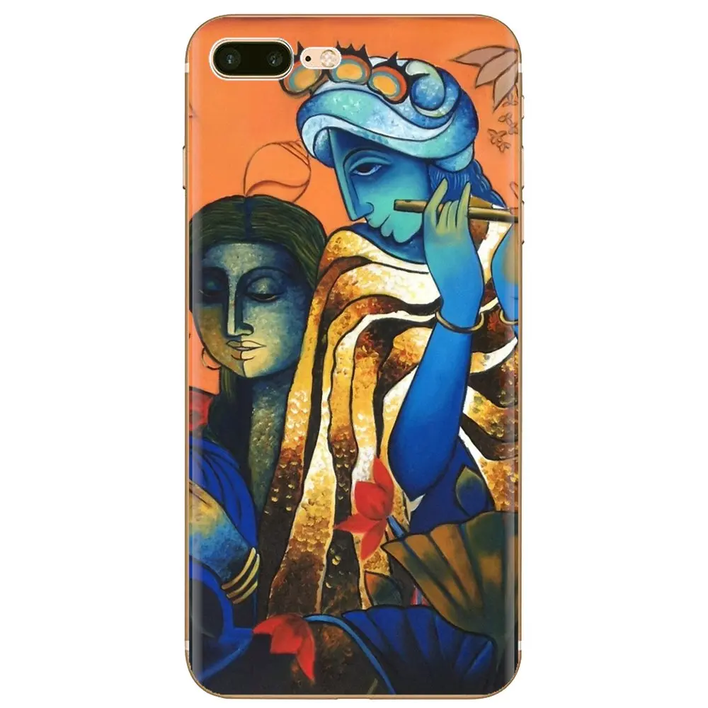 ABSTRACT RADHA KRISHNA RK-25 Silicone Phone Skin Case For iPhone 11 Pro 4 4S 5 5S SE 5C 6 6S 7 8 X XR XS Plus Max iPod Touch | Мобильные
