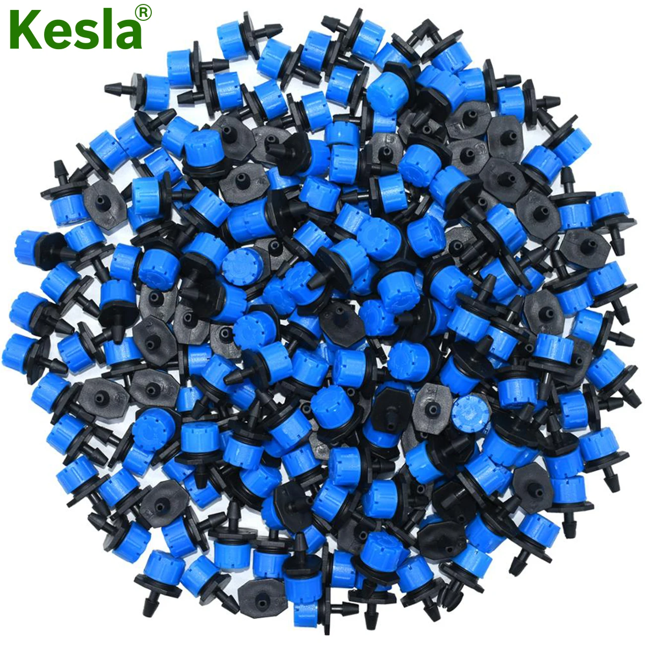 KESLA 30-1000X Синий Регулируемый 1/4 &quotОрошение запотевание капельный спринклер микро