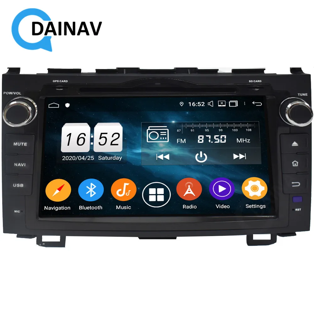 2 Din Stereo Receiver Car Gps Navigation Multimedia Dvd Player For Honda Crv 20062011 Car Audio