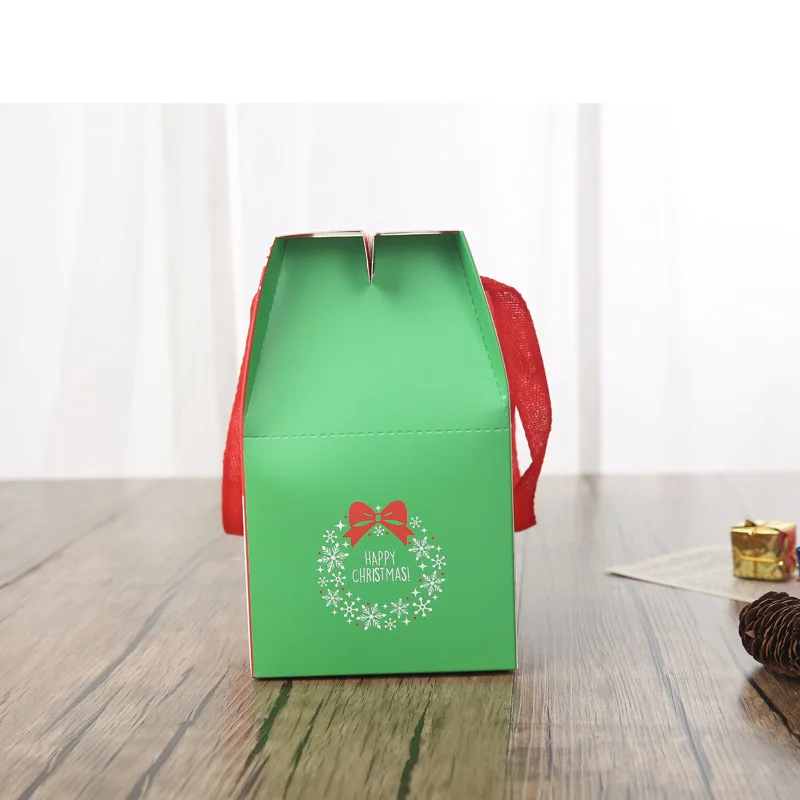 Korean Style Custom Gift bag Simple and fresh Gift Box Christmas Packing Child Candy box