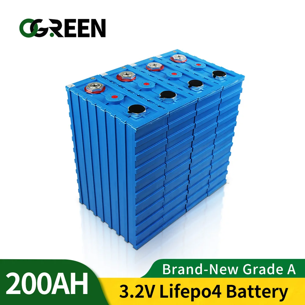 Ogreen CALB 200 ач 32 шт. Lifepo4 аккумуляторная батарея DIY 12 в 24 48 96 литий-железо-фосфатная