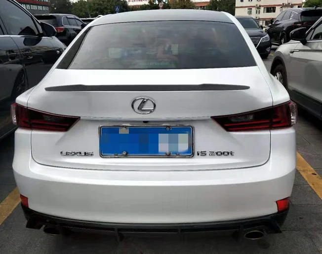 

For Lexus IS250 Spoiler IS300 IS350 new ABS Material Car Rear Wing Primer Color Rear Spoiler For Lexus IS350 Spoiler 2012-2018
