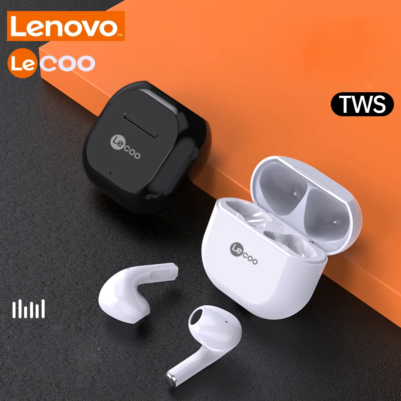 2021 New Original Lenovo Lecoo Hearphone Wireless Bluetooth 5.1 Sport HiFi Stereo Earbuds Earphone with Mic for IOS Android | Электроника