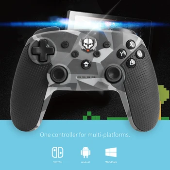 

Portable Switch Gamepad Pro Bluetooth w/Screenshot Dustproof Portable Carrying Decor for Nintendo Switch PS3 PC Android