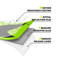 Arrow Reflective Warning Tape for Vehicles