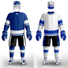 Джетс 2 шт. высокое качество дешевые хоккейные Джерси для тренировок и соревнований H6400