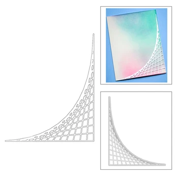 

Background 2020 Layered Grid Arch Corner Border New Metal Cutting Dies For Scrapbooking Album Decorative Embossing Craft Die Cut