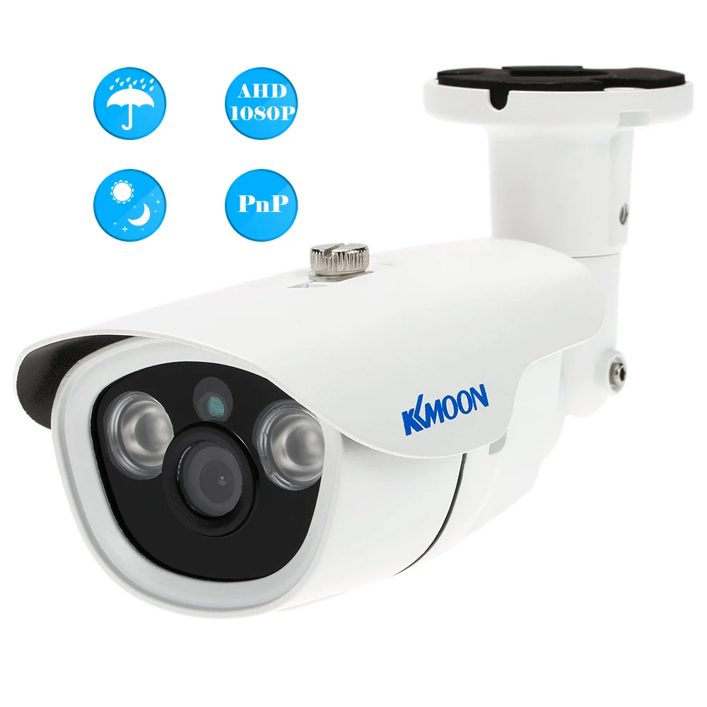 KKMOON 1080P AHD CCTV камера 2.0MP 3 6 мм 1/3 &quotCMOS 2 Массив ИК светодиодов ночного видения