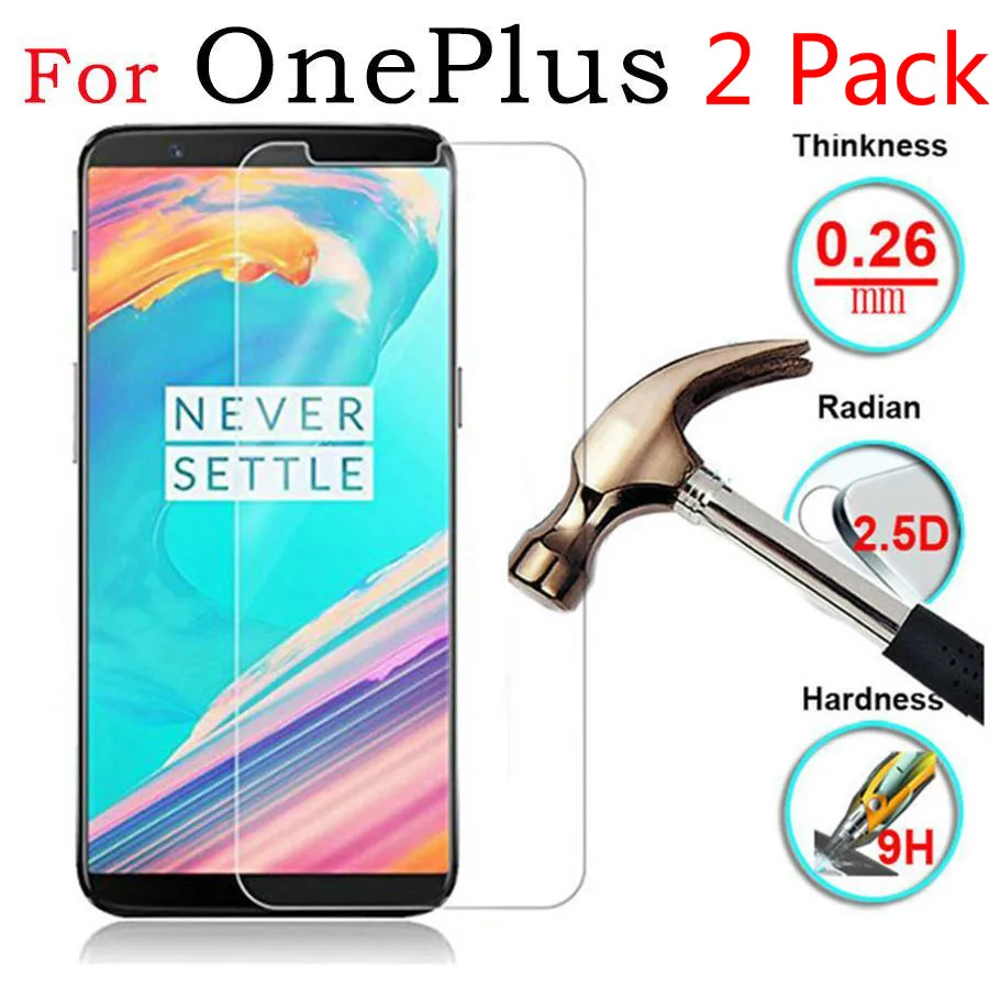 2 шт. Защитное стекло для Oneplus 7 7T 6 T 5T 5 3T 3 1 + закаленное One Plus Oneplus7 Защитная пленка