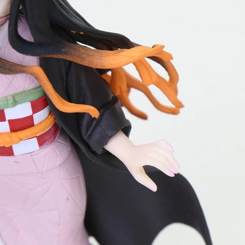 Набор из 2 новых 16 см аниме Demon Slayer Tanjirou Kamado Kimetsu no Yaiba Kamado Nezuko ПВХ фигурка Коллекционная модель куклы
