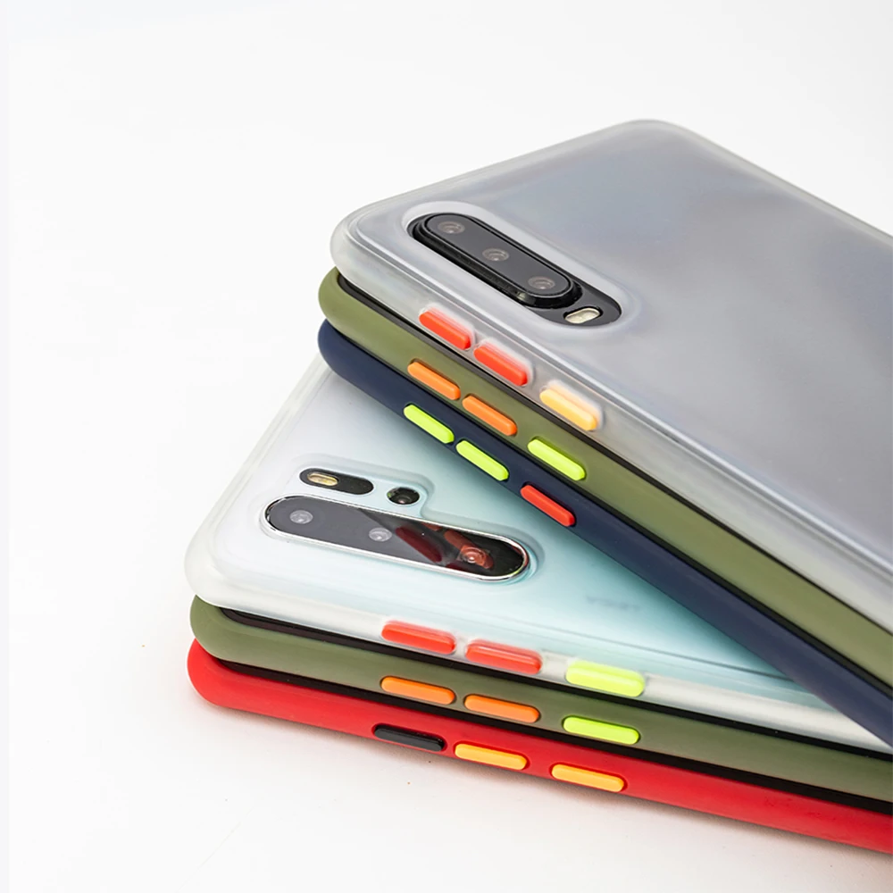 Противоударный прозрачный силиконовый чехол для телефона Huawei P30 Pro Mate 20/30