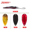 Jerry 2.5g 3.5g brass wide micro area trout spoons UV colors single hook fishing lures glitters spinner freshwater bait ► Photo 3/6