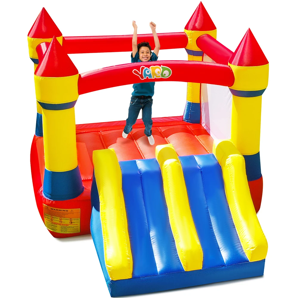 YARD Inflatable Bouncer Kids Jump Bouncer Inflatable Bounce house  Castle Climbing Jumping Castle With Dual Slide Include Blower jumping castle 3 7 2 7 2 6m inflatable white bounce house for kids bouncy house white for children with blower slide 5 8 kids