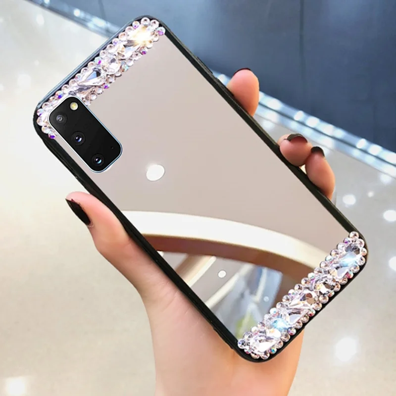 Зеркальный силиконовый чехол для Samsung Galaxy A51 A71 S20 Plus S10 S8 S9 A10 A20 s A40 A50 A70 A6 A8 2018 J7 Prime J5