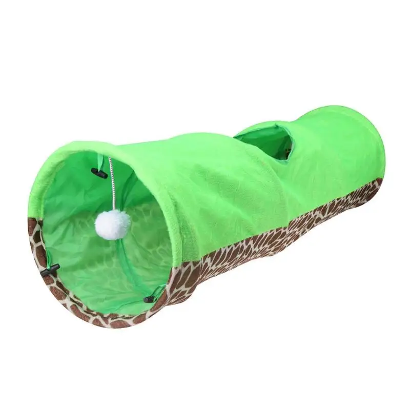 Котенок Кошка Туннель трубы складной Crinkle маленькая игрушка для тренировки питомца